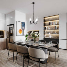 Load image into Gallery viewer, Salem Chandelier in dining room.