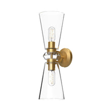 Load image into Gallery viewer, Salem Vanity Wall Light in Brushed Gold.