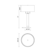 Load image into Gallery viewer, Sasha Table Lamp - line drawing.