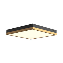 Load image into Gallery viewer, Sydney LED Flush Mount Ceiling Light in Aged Gold/Matte Black (Large).