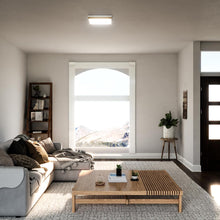 Load image into Gallery viewer, Sydney LED Flush Mount Ceiling Light in living room.