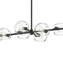 Load image into Gallery viewer, Willow Linear Pendant Light in Detail.