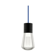 Load image into Gallery viewer, Alva 11-Light LED Pendant Light in Blue/Black.