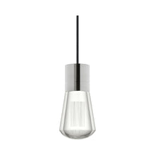 Load image into Gallery viewer, Alva 3-Light LED Pendant Light in Black/Satin Nickel.