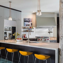 Load image into Gallery viewer, Alva 3-Light LED Pendant Light in kitchen.