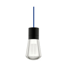 Load image into Gallery viewer, Alva LED Pendant Light in Blue/Black.