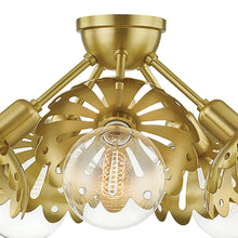 Load image into Gallery viewer, Alyssa 5-Light Semi-Flush Mount Ceiling Light Detail.