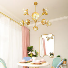 Load image into Gallery viewer, Alyssa Chandelier in living room.