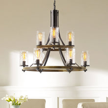 Load image into Gallery viewer, Angelo Chandelier in dining room.