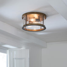 Load image into Gallery viewer, Angelo Flush Mount Ceiling Light in living room.