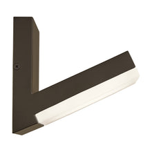 Load image into Gallery viewer, Angle Outdoor LED Wall Light Detail.