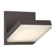 Load image into Gallery viewer, Angle Outdoor LED Wall Light in Oil Rubbed Bronze.