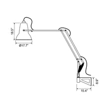 Load image into Gallery viewer, Original 1227 Desk Lamp - line drawing.