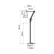 Load image into Gallery viewer, Type 75 Margaret Howell Floor Lamp - line drawing.