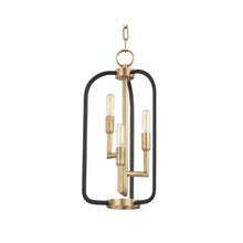 Load image into Gallery viewer, Angler Chandelier in Aged Brass.