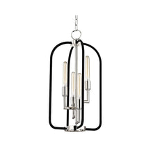 Load image into Gallery viewer, Angler Chandelier in 4-Light/Polished Nickel.