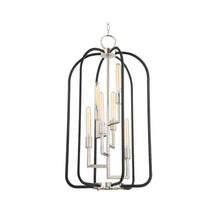 Load image into Gallery viewer, Angler Chandelier in 6-Light/Polished Nickel.