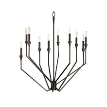 Load image into Gallery viewer, Archie Chandelier in 10-Light/Old Bronze.