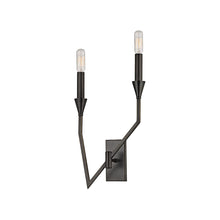 Load image into Gallery viewer, Archie Wall Light in Right/Old Bronze.