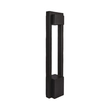 Load image into Gallery viewer, Archtype LED Bollard in Black/Aluminum.