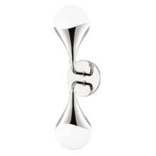 Load image into Gallery viewer, Ariana LED Bath Vanity Light in Polished Nickel/2-Light.