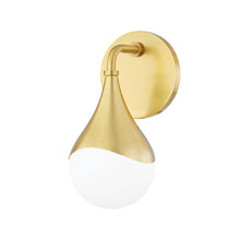 Load image into Gallery viewer, Ariana LED Bath Wall Light in Aged Brass.
