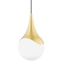 Load image into Gallery viewer, Ariana Pendant Light in Aged Brass/Large.