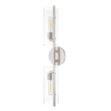 Load image into Gallery viewer, Ariel Wall Light in Polished Nickel (2-Light).
