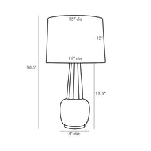 Load image into Gallery viewer, Arlington Table Lamp - line drawing.