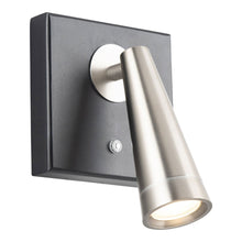 Load image into Gallery viewer, Arne LED Adjustable Wall Light in Brushed Nickel.
