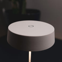 Load image into Gallery viewer, Alessandro Volta LED Portable Battery Table Lamp in Detail.