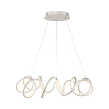 Load image into Gallery viewer, Alexander LED Chandelier in Satin Nickel.