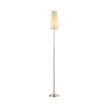 Load image into Gallery viewer, Attendorn Floor Lamp in Satin Nickel.
