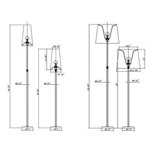 Load image into Gallery viewer, Attendorn Floor Lamp - line drawing.