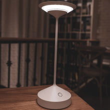 Load image into Gallery viewer, Benjamin Franklin LED Portable Battery Table Lamp in Detail.