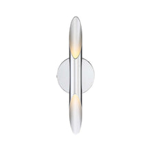 Load image into Gallery viewer, Bolero LED Wall Light in Satin Nickel.