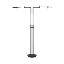 Load image into Gallery viewer, Dessau Turbo LED Floor Lamp in Museum Black (Double).