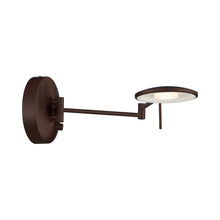 Load image into Gallery viewer, Dessau Turbo LED Wall Light in Bronze.