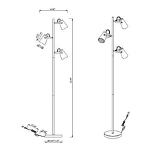 Load image into Gallery viewer, Edward Floor Lamp - line drawing.