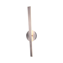 Load image into Gallery viewer, Flagstaff LED Wall Light in Satin Nickel.