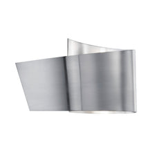 Load image into Gallery viewer, H2O Ribbon LED Bath Light in Satin Nickel.