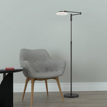 Load image into Gallery viewer, Meran Turbo LED Floor Lamp in living room.