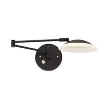 Load image into Gallery viewer, Meran Turbo LED Wall Light in Museum Black.