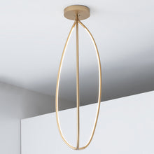 Load image into Gallery viewer, Arrival LED Semi Flush Mount Ceiling Light in Detail.