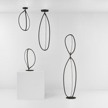 Load image into Gallery viewer, Arrival LED Semi Flush Mount Ceiling Light in Detail.