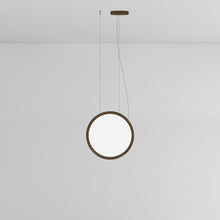 Load image into Gallery viewer, Discovery LED Vertical Suspension Light in Bronze/Standard (Small).