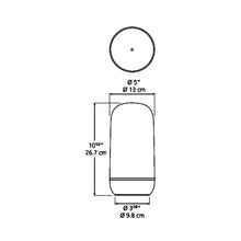 Load image into Gallery viewer, Gople LED Table Lamp - line drawing.