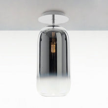 Load image into Gallery viewer, Gople Mini Semi-Flush Mount Ceiling Light - Transparent/Silver / Large.