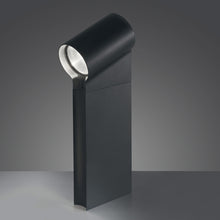 Load image into Gallery viewer, Oblique LED Floor With Ground Spike in Detail.