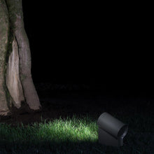 Load image into Gallery viewer, Oblique LED Floor With Ground Spike in Outdoor.